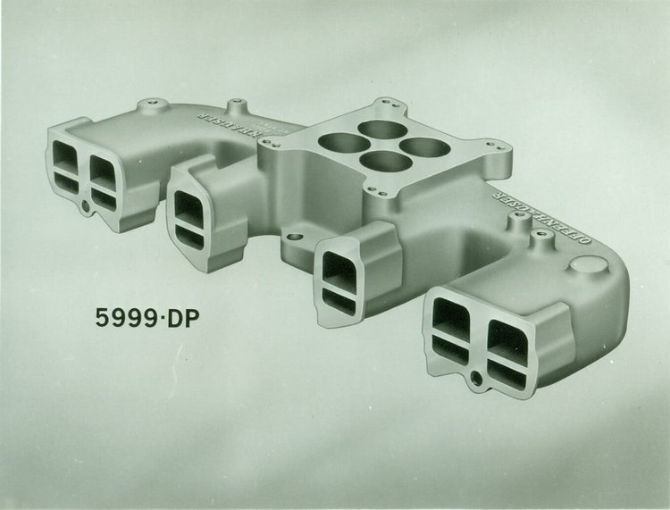 Dual Port 4-Barrel Intake Manifold for 1971-1981 AMC/Jeep 199/232/258 I6 Engines