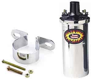 Flame-Thrower Coil & Bracket Kit Chrome