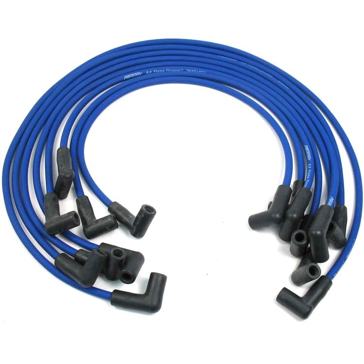Flame-Thrower 8mm MAGx2 Spark Plug Wires 1974-89 Small Block Chevy