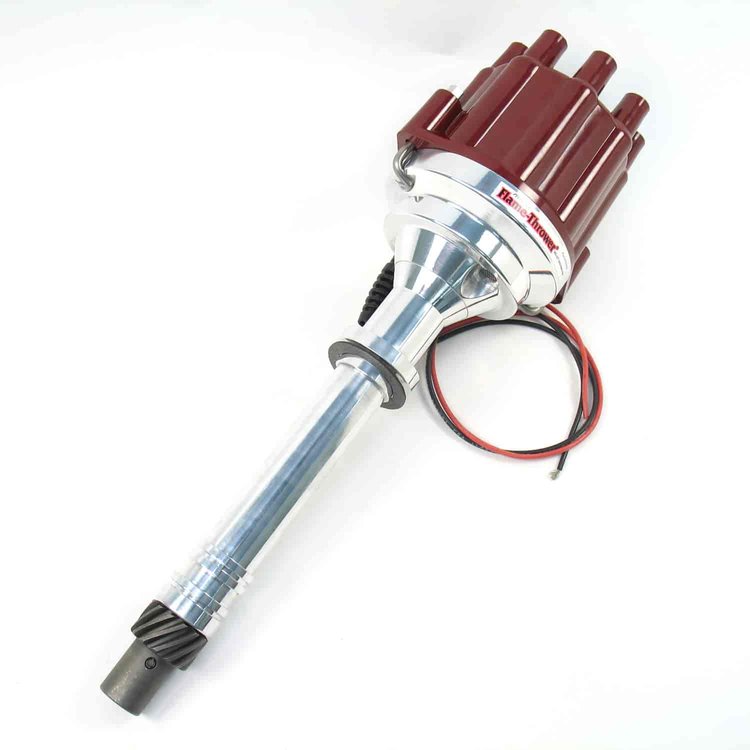 Flame Thrower Marine Billet Distributor Small and Big Block Chevy