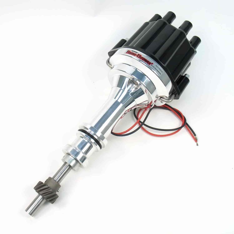 Flame Thrower Marine Billet Distributor Ford 351W