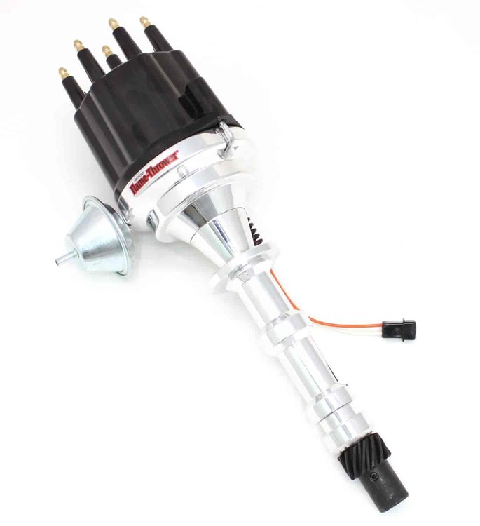 PerTronix D301710 Flame-Thrower Electronic Distributor Billet Magnetic Trigger Chevy 348-409 Black M