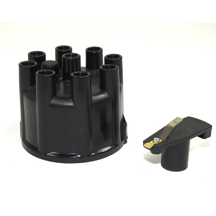 Cap / Rotor Chrysler cast black