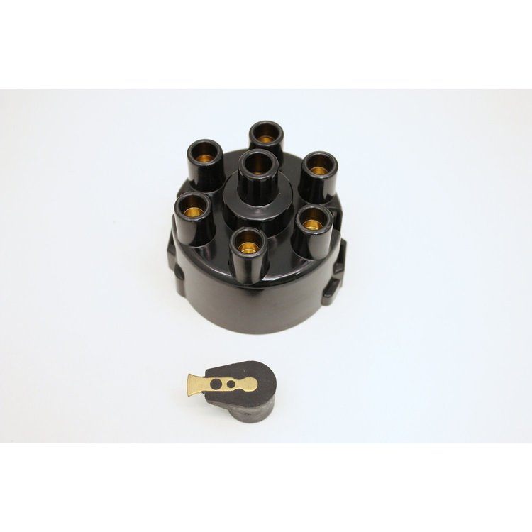 Cap / Rotor Kit 6 cyl Cast British Distr