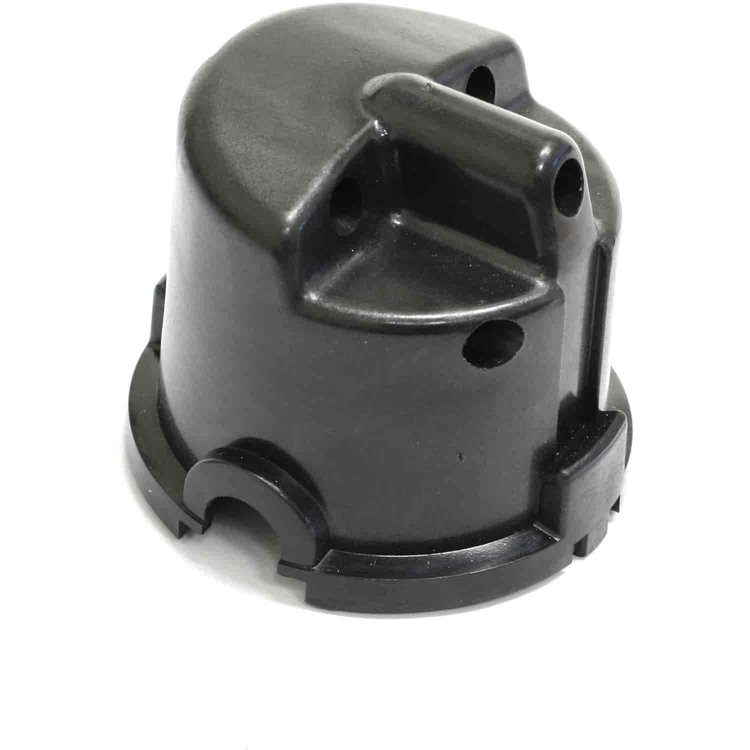 PerTronix D654606 Cap Black side exit 4 cylinder British 25D Cast Distributor