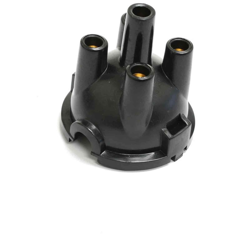 PerTronix D654607 Cap Black top exit 4 cylinder British 25D Cast Distributor