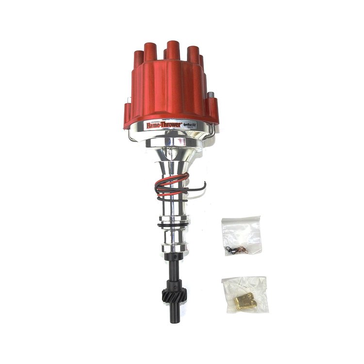 Dist Billet I3 Marine Ford 351W red cap