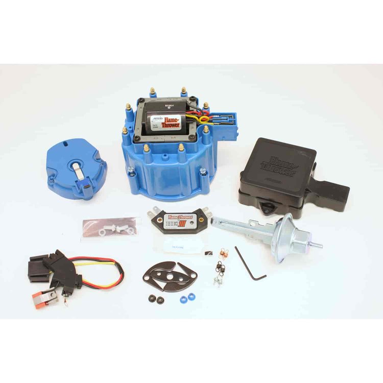 Flame-Thrower HEI III Ignition Tune-Up Kit for 1975-1997 Chevy and Cadillac HEI Distributors [Blue Cap]