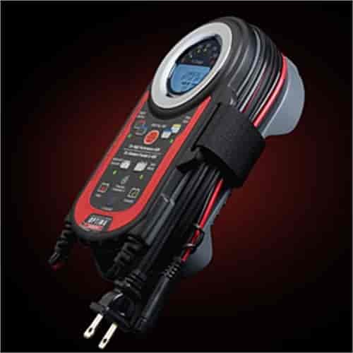 Digital 400 12V Battery Maintainer and Charger Includes: 6" AC and DC Cables, Wall Organizer Bracket and Mounting Hardware