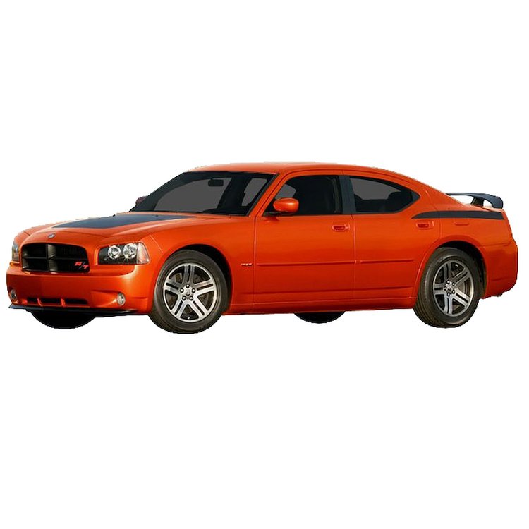 Upper Rear Side Stripe Kit for 2006-2009 Dodge Charger Daytona