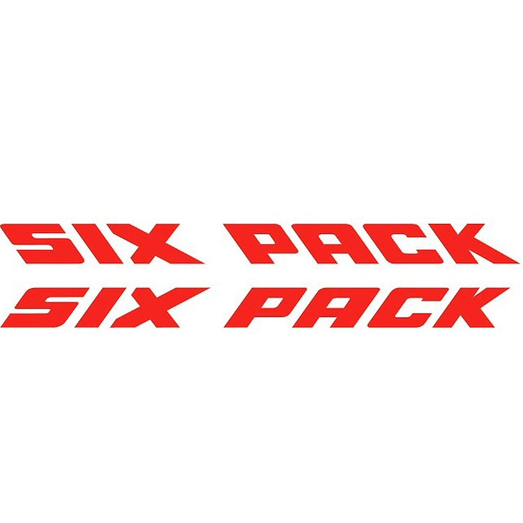 "Six Pack" Hood Lettering for 1969 Super Bee