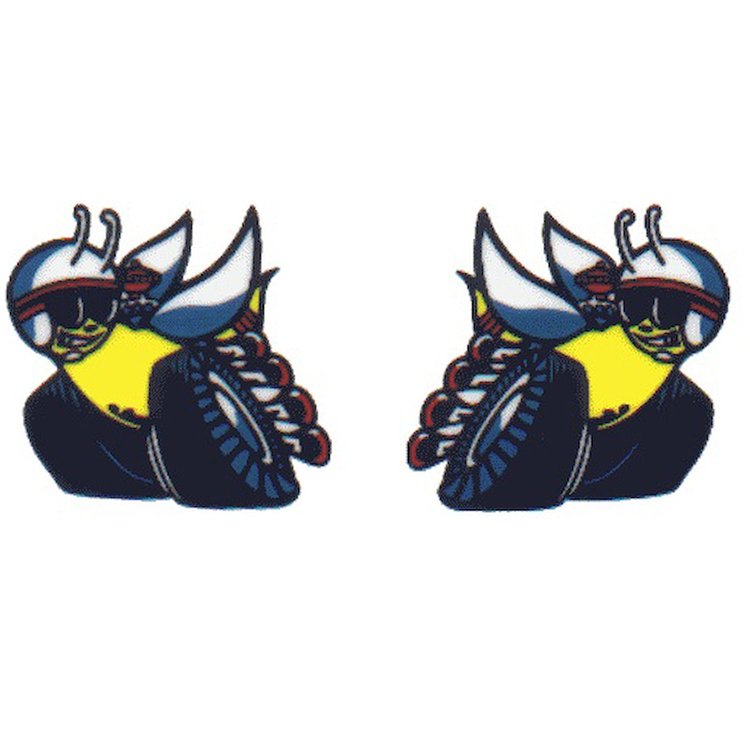 Scat Pack Bees Window Decals for 1970 Scat Pack Equipped Vehicles