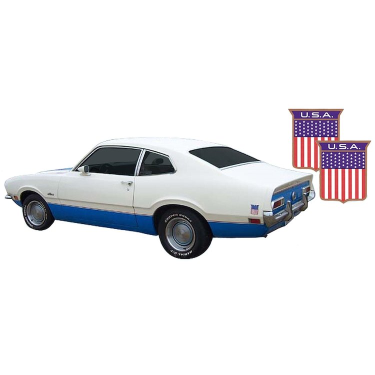"USA" Body Shield Decal for 1972 Ford Maverick Sprint