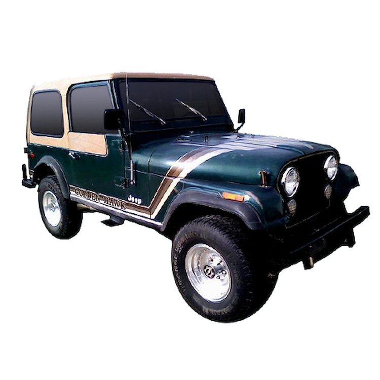 Golden Hawk Decal Kit for 1980 Jeep CJ