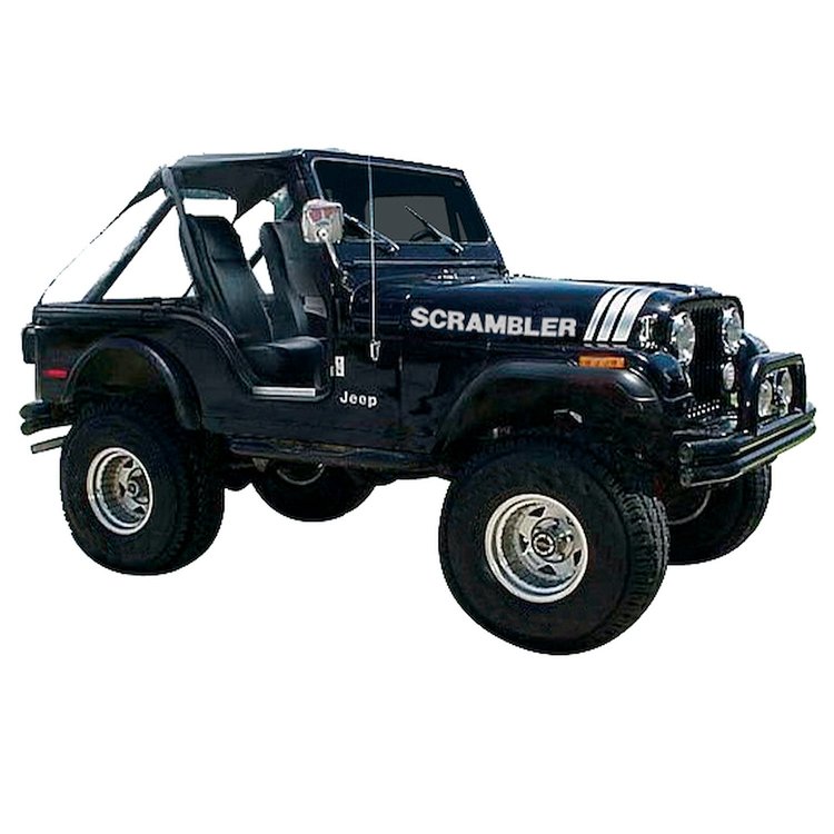 Scrambler Decals and Stripes Kit for 1970-1995 Scrambler Models