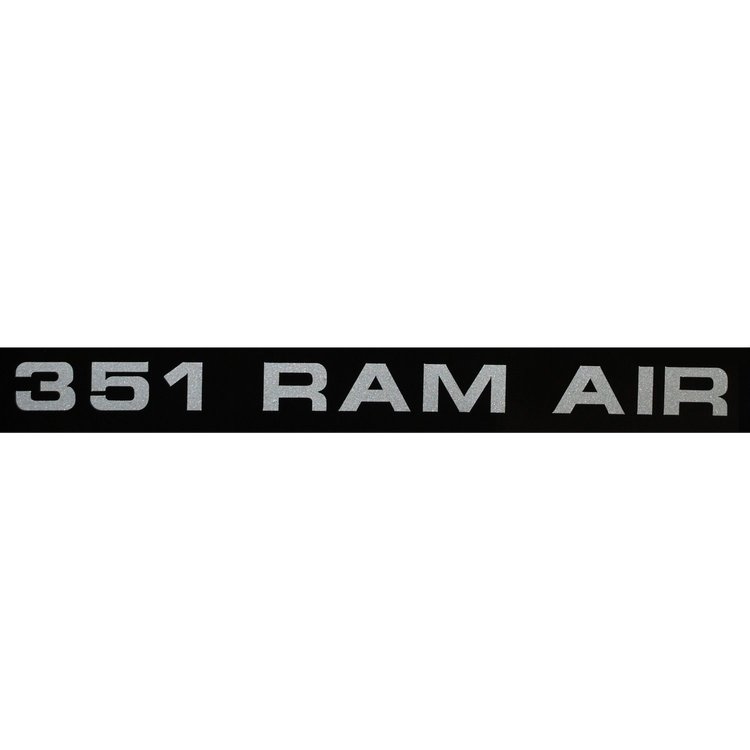 351 Hood Ram Air Decals for 1971-1973 Mustang Mach 1
