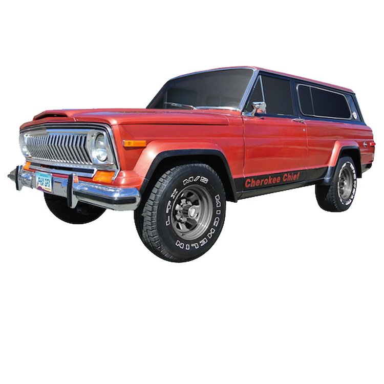 Cherokee Chief Decal Kit for 1975-1978 Jeep Cherokee SJ