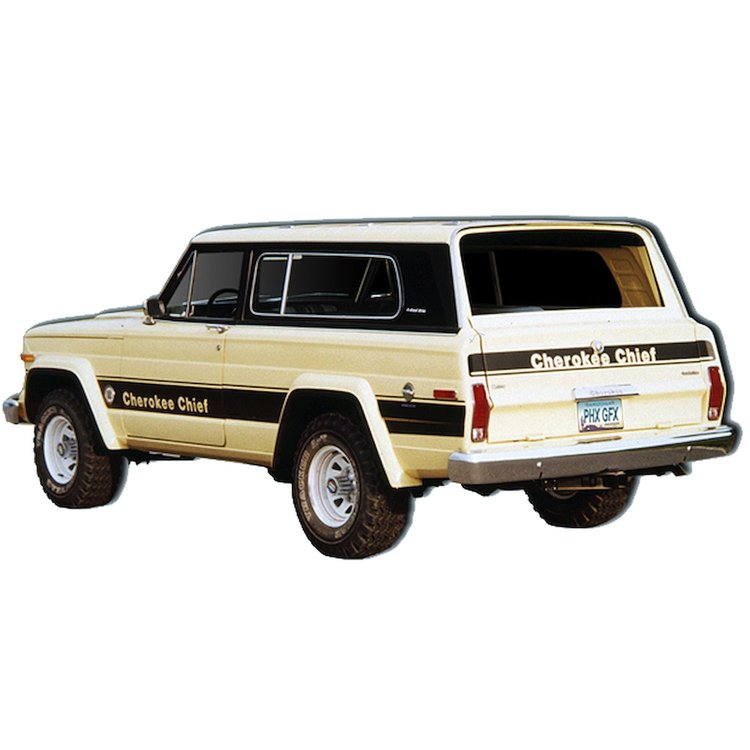 Cherokee Chief Decal Kit for 1979-1980 Jeep Cherokee SJ