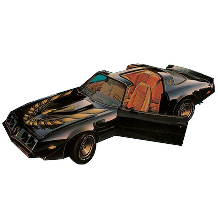 Trans Am Turbo Black "Special Edition" Decal Kit w/ Molded Stripes for 1980 Firebird Trans Am Turbo