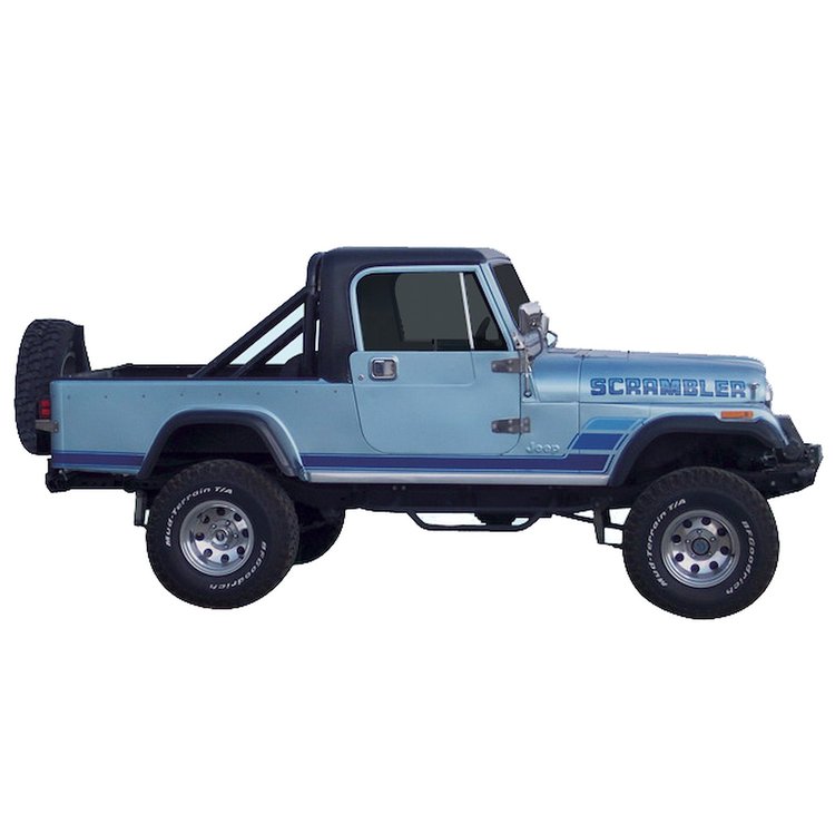 Scrambler Decals and Stripes Kit for 1983-1984 Jeep Scrambler