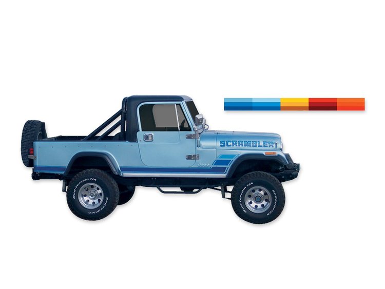 SCRAMBLER DECALKIT V2 BLU