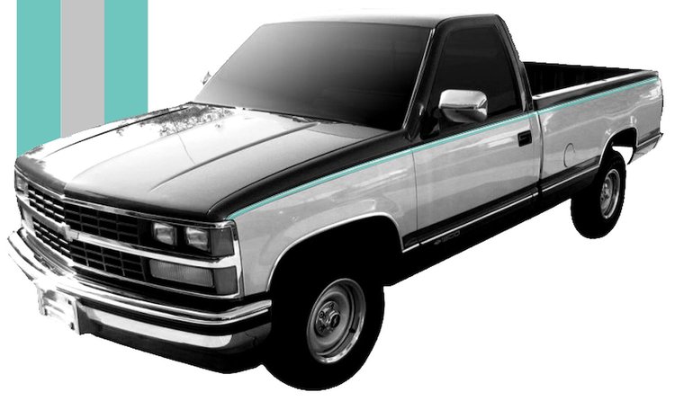 Body Stripe Kit 1988-1994 Chevy or GMC Full Size Truck