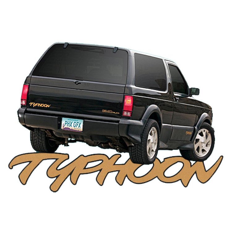 Typhoon Decal Kit for 1993 GMC Typhoon