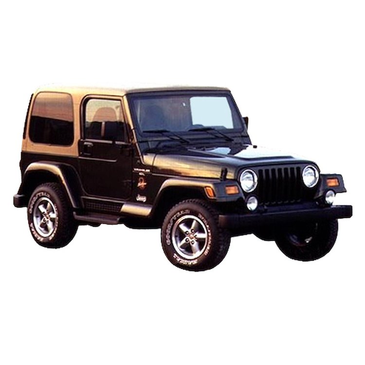 Wrangler Sahara Edition Decals for 1996-1998 Jeep Wrangler