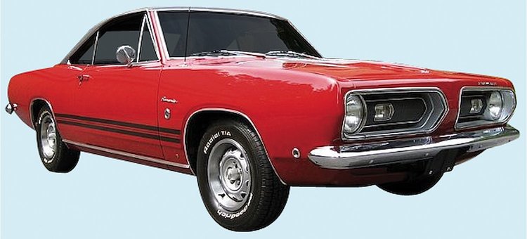 Barracuda Decal Kit for 1967-1968 Plymouth Barracuda