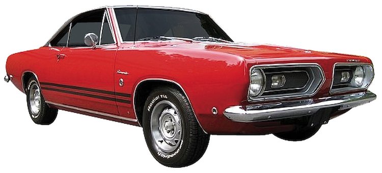 Barracuda Decal Kit for 1967-1968 Plymouth Barracuda