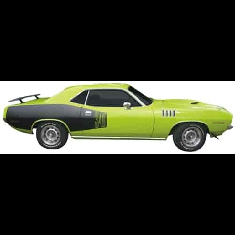 Rear Billboard Decals for 1971 Plymouth 'Cuda