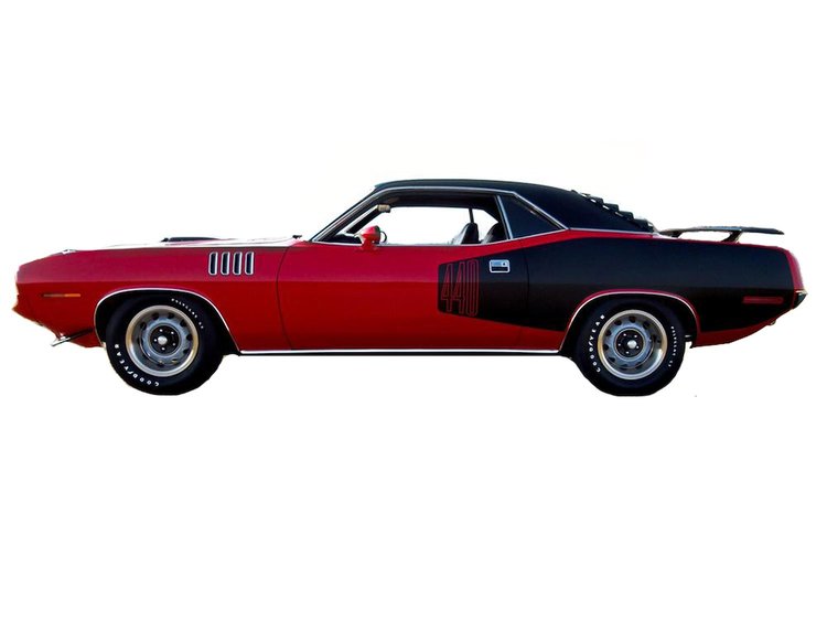 Rear Billboard Decals for 1971 Plymouth 'Cuda