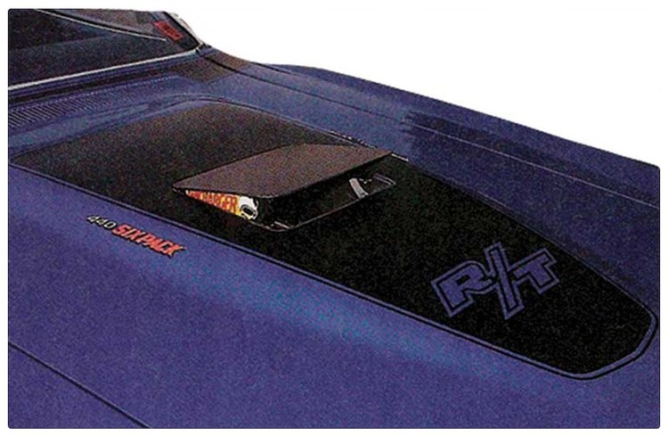 Optional R/T Hood Decal for 1971 Dodge Charger