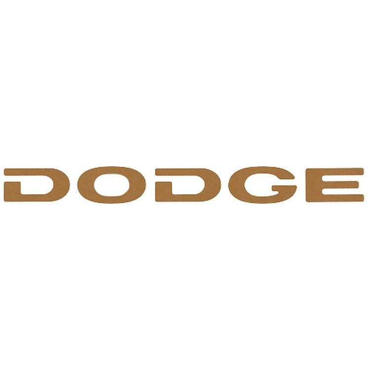 "Dodge" Tailgate Decal for 1989-1990 Dodge Pickup