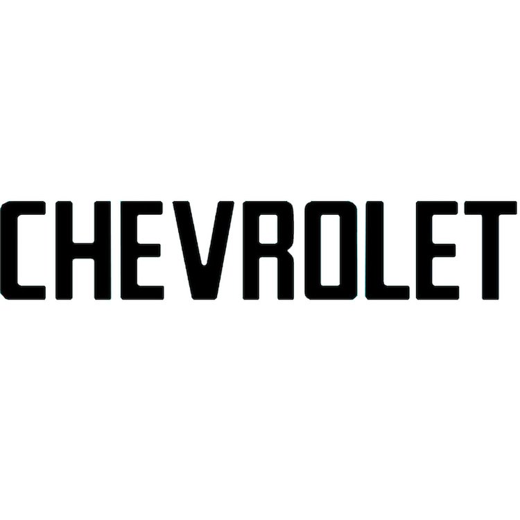 Chevrolet Truck Tailgate Decal for 1967-1972 Chevy 1500/2500 Fleetside/Stepside Pickups