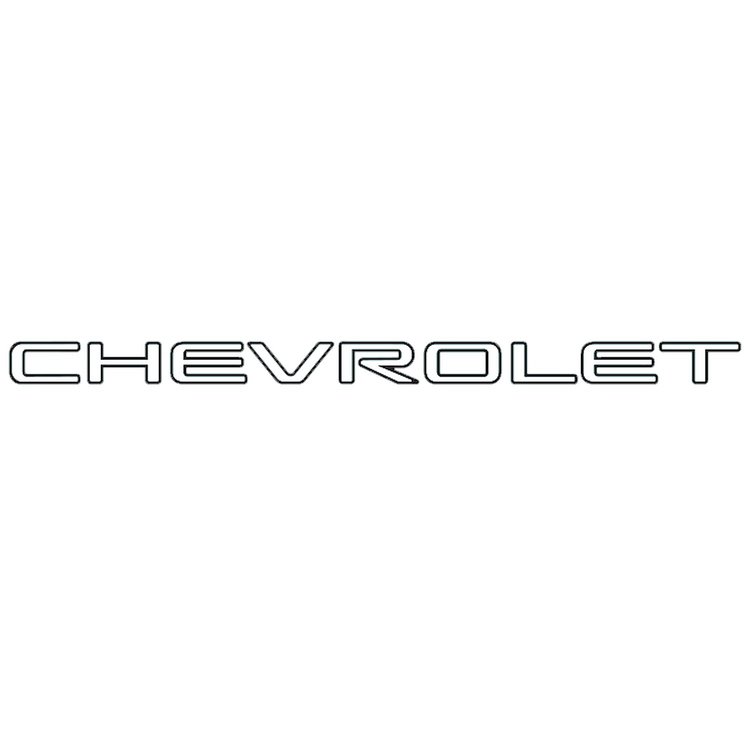 Chevrolet Truck Tailgate Decal for 1999-2005 Chevy Stepside Pickups