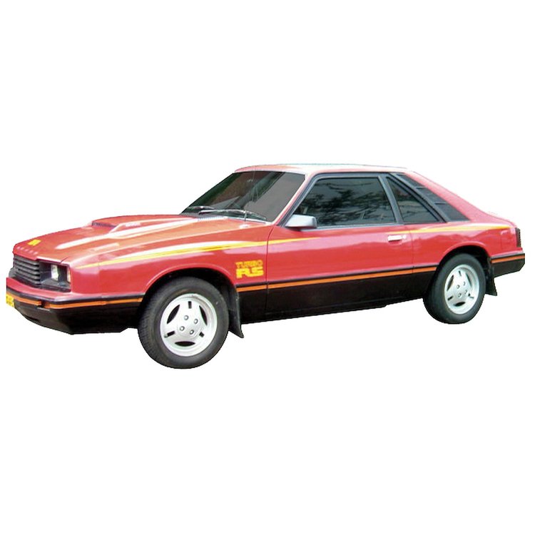 "Turbo RS" Decal Kit for 1979-1984 Mercury Capri