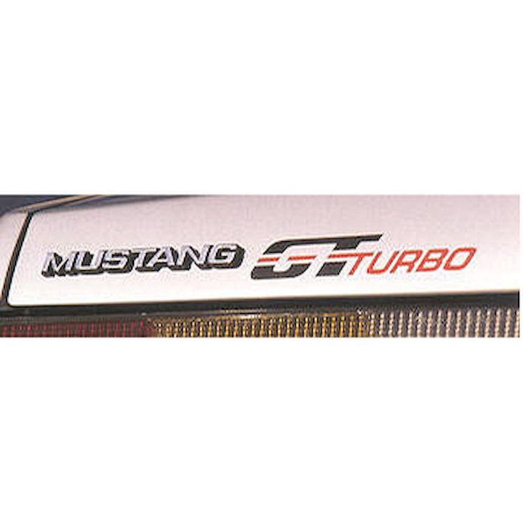 GT Turbo Decal for 1984 Mustang GT Turbo