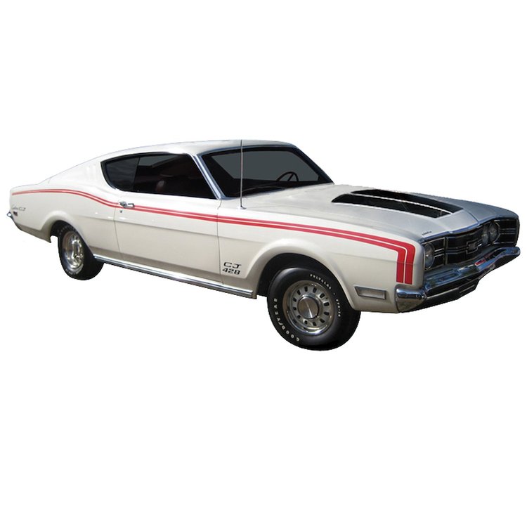 Upper Body Stripe Kit for 1969 Mercury Cyclone