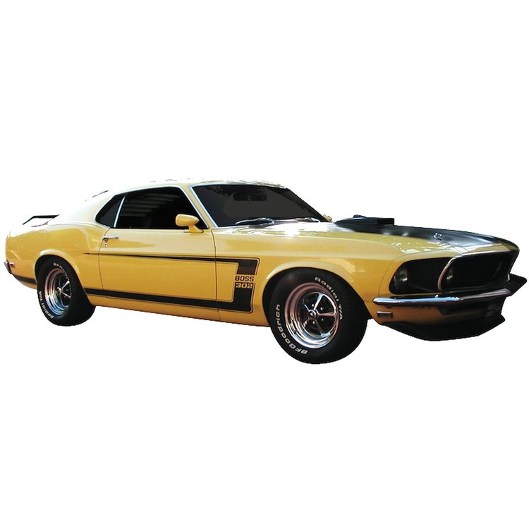 Boss 302 Stripe Decal Kit for 1969 Mustang Boss 302