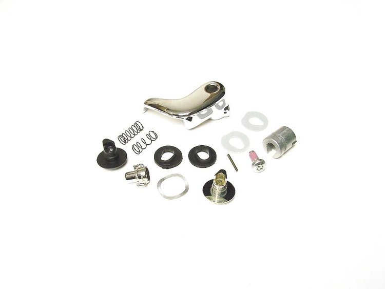 Vent Window Locking Handle Kit Fits Select 1973-1991 GM Blazer, Truck, Suburban [Left/Driver Side] Chrome