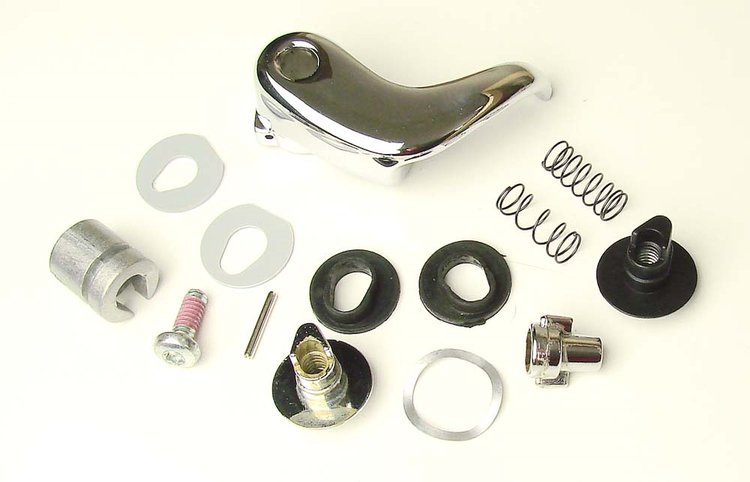 Vent Window Locking Handle Kit Fits Select 1973-1991 GM Blazer, Truck, Suburban [Right/Passenger Side] Chrome