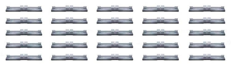 2106 036/25 Molding Clip for 1992-1996 Toyota Camry, 1994-1996 Toyota Camry, 1987-1990 Toyota Tercel