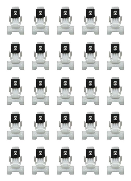2206 025/25 Molding Clip for 1984-1989 Toyota 4Runner, 1984-1988 Toyota Trucks