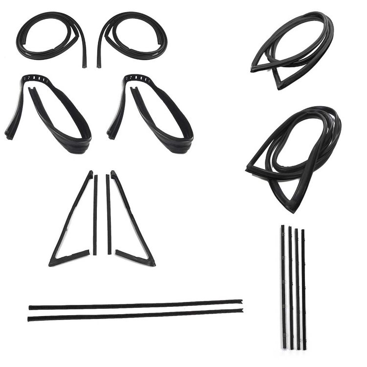 CWK 1111 71 PDS Weatherstrip Kit for 1971-1972 Chevy C10 Trucks, 1971-1972 Chevy C20 Trucks, 1971-1972 Chevy C30 Trucks