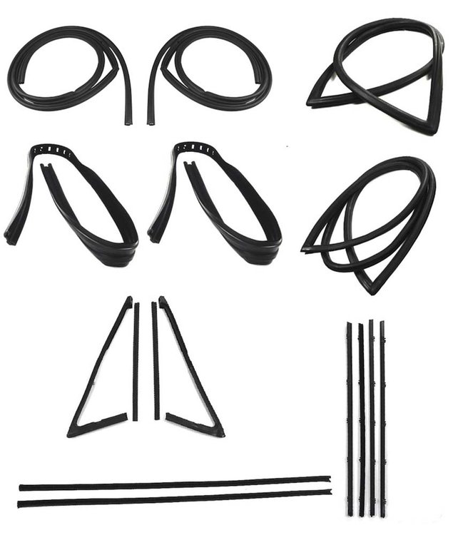 CWK 1116 67 PDS Weatherstrip Kit for 1967-1968 Chevy/GMC C/K Trucks