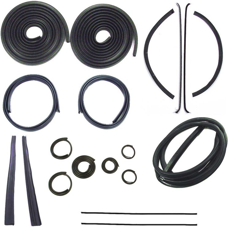 Complete Weatherstrip Kit 1949-1950 GM Pickup Truck 2-Door, Standard Cab