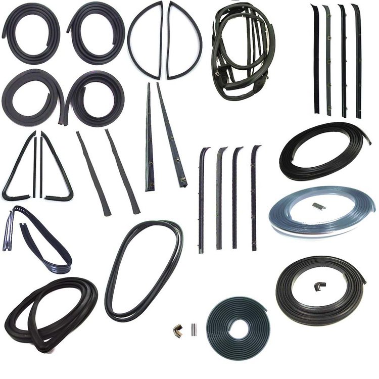 CWK 1110 75 Weatherstrip Kit for 1975-1977 Chevy C10 Suburban, 1975-1977 Chevy C20 Suburban, 1975-1977 Chevy K10 Suburban