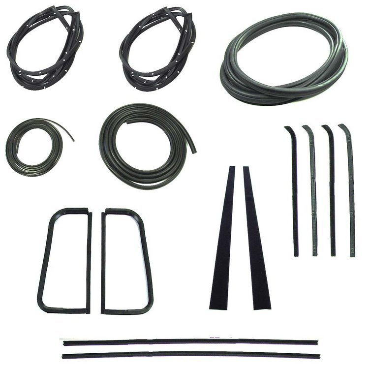 CWK 1111 55 Weatherstrip Kit for 1959-1959 Chevy 3B, 1959-1959 Chevy 3C, 1959-1959 Chevy 3D, 1959-1959 Chevy 3E/3F