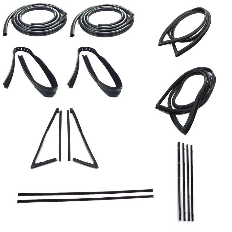 CWK 1111 71 Weatherstrip Kit for 1971-1972 Chevy C10 Trucks, 1971-1972 Chevy C20 Trucks, 1971-1972 Chevy C30 Trucks